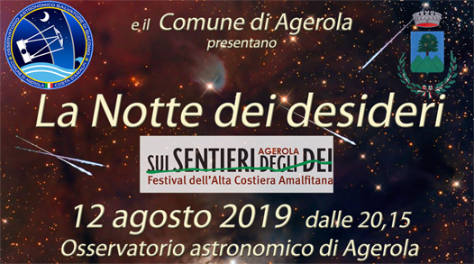 La Notte dei desideri  12/08/2019 – Festival sui Sentieri degli Dei 2019